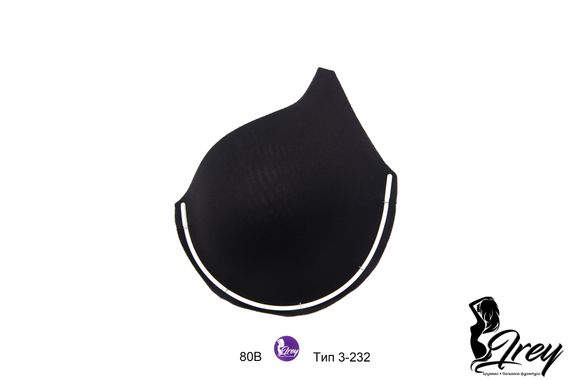 Чашки спейсер АМ-01, 80В-85А-75С-70D, черный 170