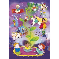 Puzzle PZL 104 GLITTER FAIRY TALES