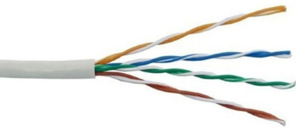 Кабель витая пара S/FTP 6 кат. 4 пары Lanmaster LAN-6ESFTP-HFLT-GY