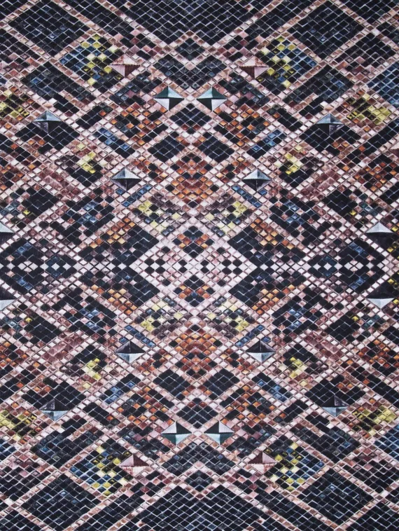 Мягкая сетка эластичная тату, СИЯЙ IREY, мультиколор