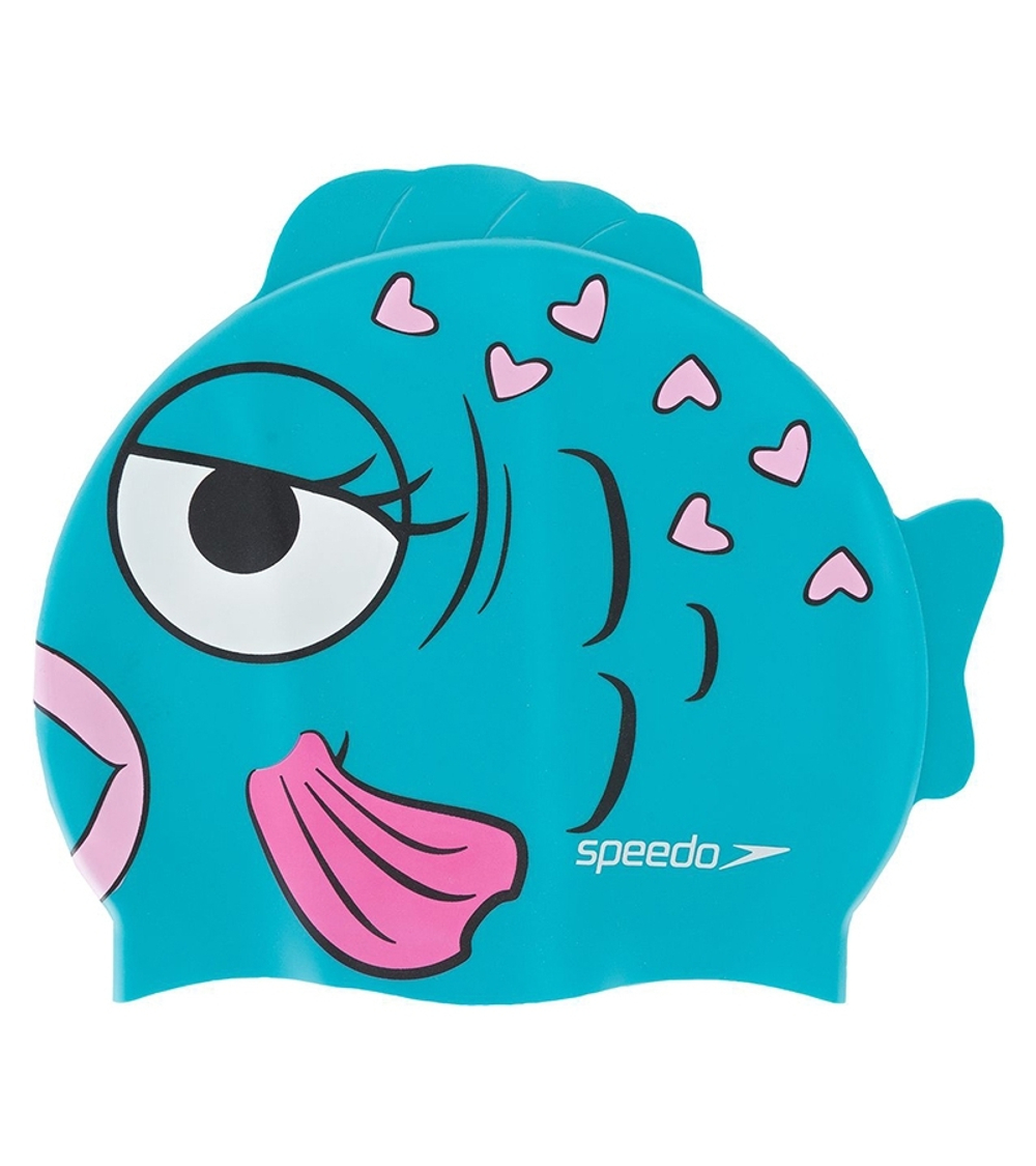 Шапочка для плавания силиконовая детская Speedo Sea Squad Character Cap