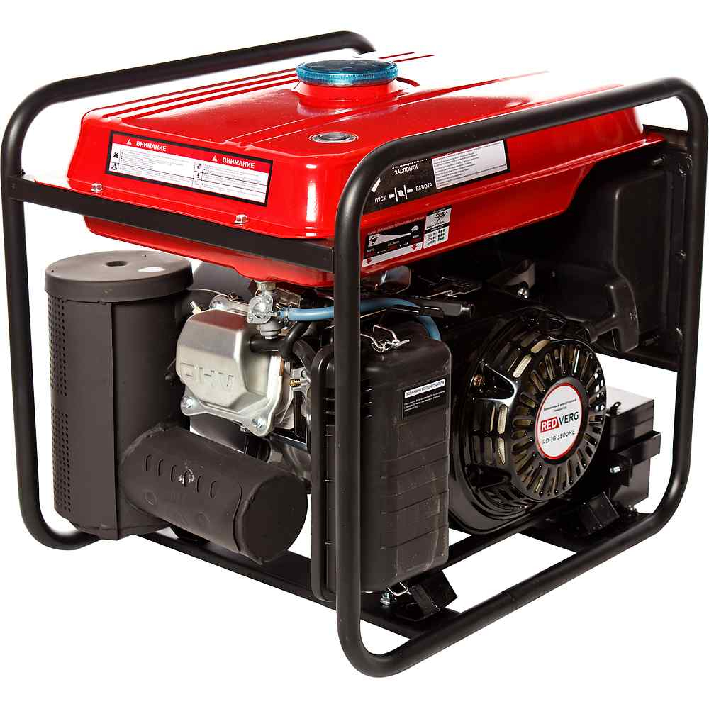 Бензиновый генератор инверторный открытого типа REDVERG RD-IG3500HE