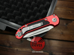 Нож Microtech GRN LUDT Gen III Standard S/E RED - клинок серый, красная рукоять
