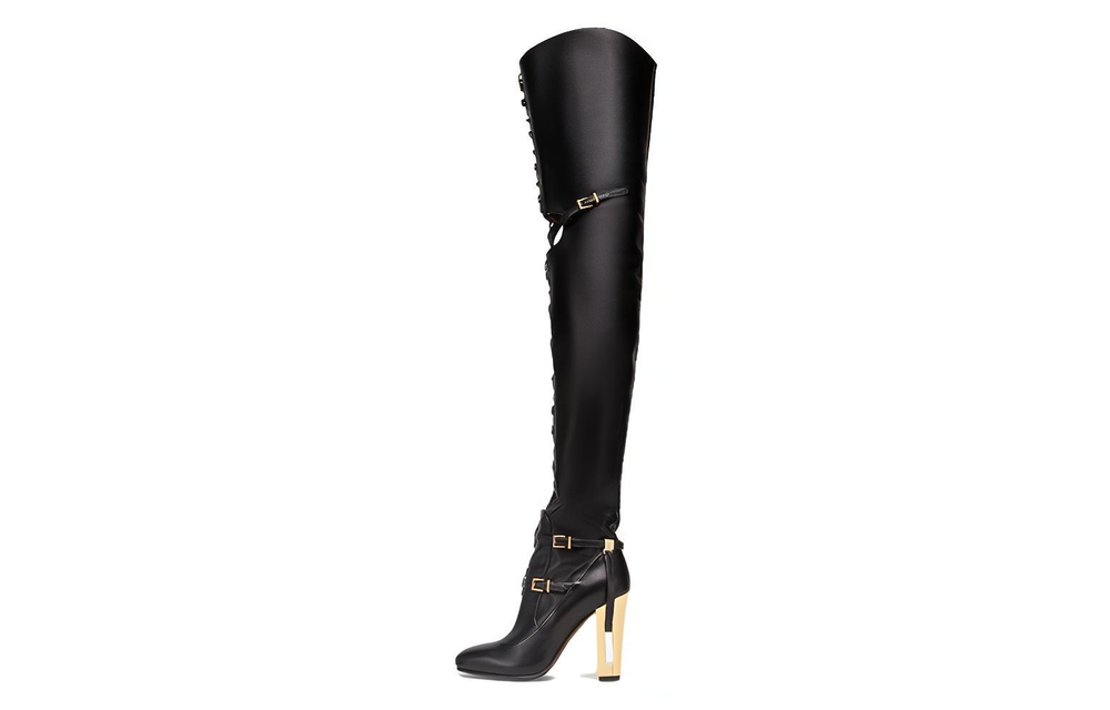 FENDI Over the knee Boots Women"s Black