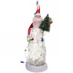 Сувенир с подсветкой «Дед Мороз из льда» 29*10*11 см