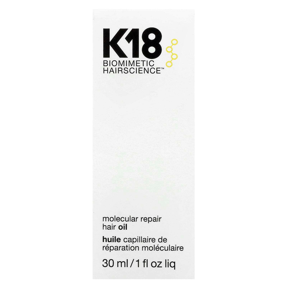 K18, Масло для молекулярного восстановления волос, 30 мл (1 жидк. унц.)
