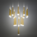 Citilux Вегас CL227162 LED Люстра каскадная Золото