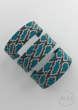 Схема PEYOTE, Схема браслета мозаичное плетение, узор из Miyuki Delica 11/0, файл PDF, №292