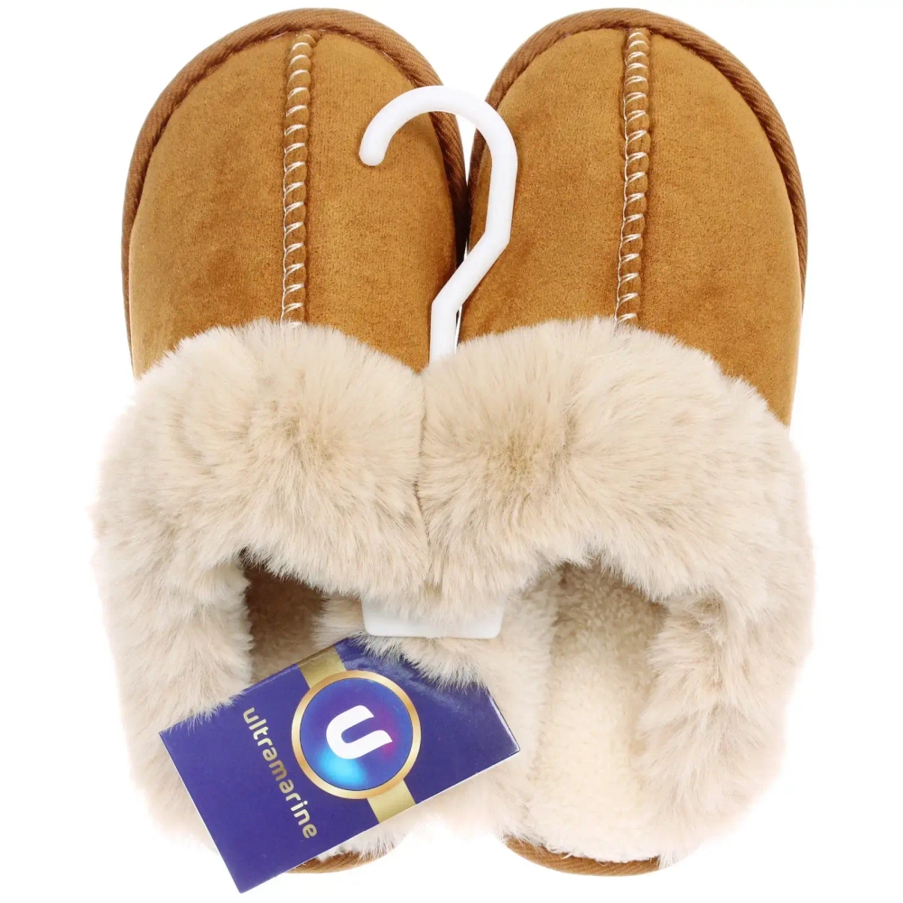 Тапочки женские домашние «IRIS», цвет капучино, р-р 40/41