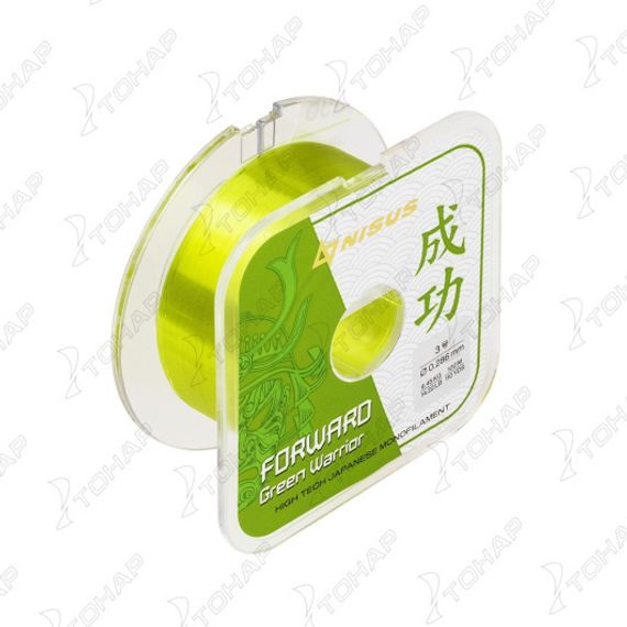 Леска FORWARD Green Warrior 0,286mm/100m Nylon (N-FGW-0286-100) Nisus