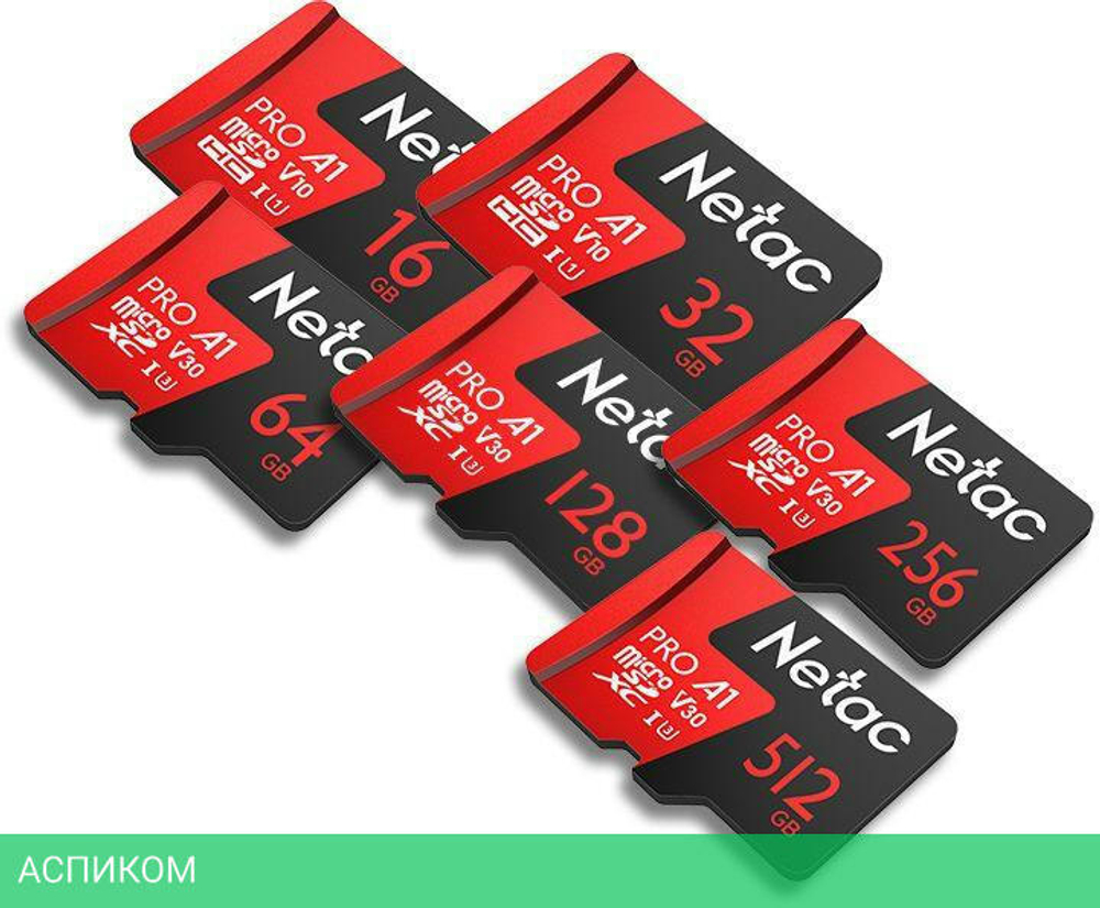 Карта памяти Netac MicroSD P500 Extreme Pro 128GB (NT02P500PRO-128G-S)