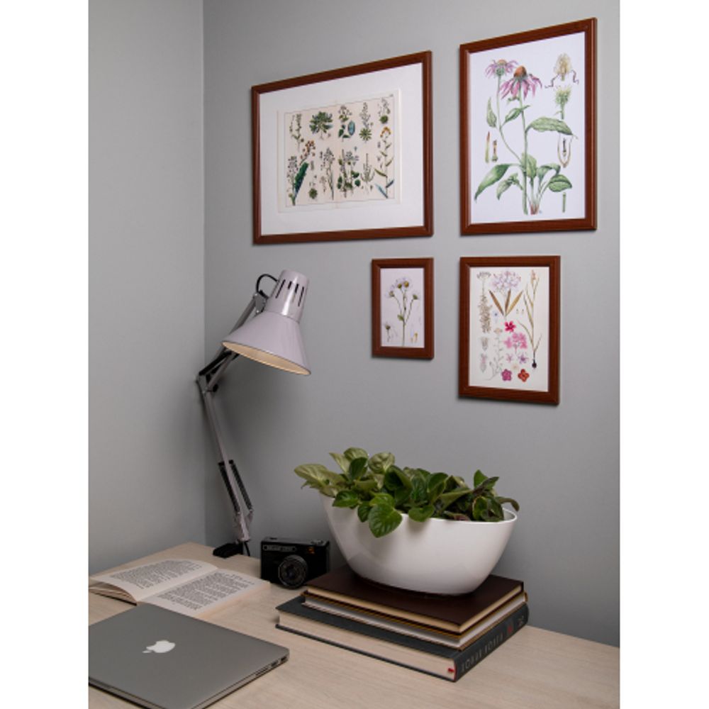 Фоторамка Image Art С22 МДФ универсальная 21х30 цвет красное дерево вставка прозрачный пластик