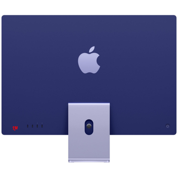 Apple iMac 24" Retina 4,5K, (M1 8C CPU, 8C GPU), 8 ГБ, 512 ГБ SSD, фиолетовый