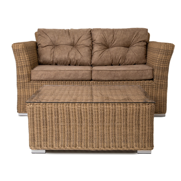 Комплект плетёный ДА ВИНЧИ Диван 2М+Столик бамбук