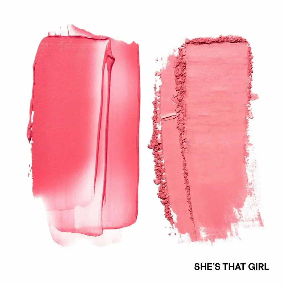 Палетка из двух кремовых и пудровых румян Patrick Ta Major Headlines Double Take Cream, Powder Blush Duo - She's That Girl