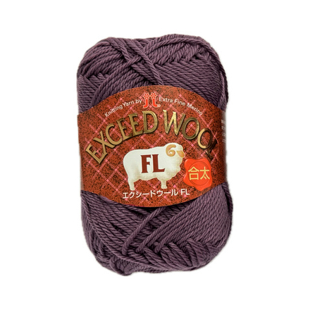 Exceed Wool FL, цвет 757 серо-сиреневый