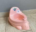 Горшок игрушка (зайчик) С 13261 330х270х210 св-розовый