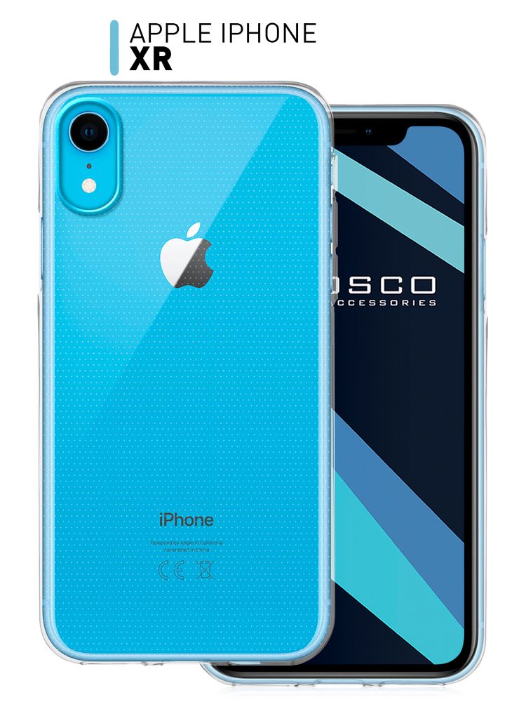 Чехол ROSCO для Apple iPhone XR оптом (арт. IPXR-HARD-TPU-TRANSPARENT)