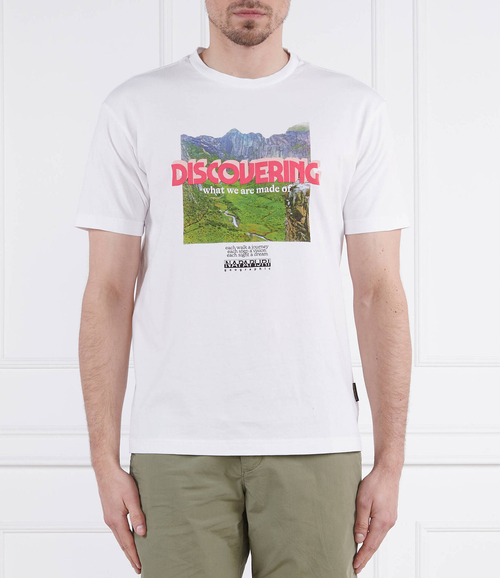 Футболка S-BOLIVAR SS Napapijri - белый(NP0A4H28)