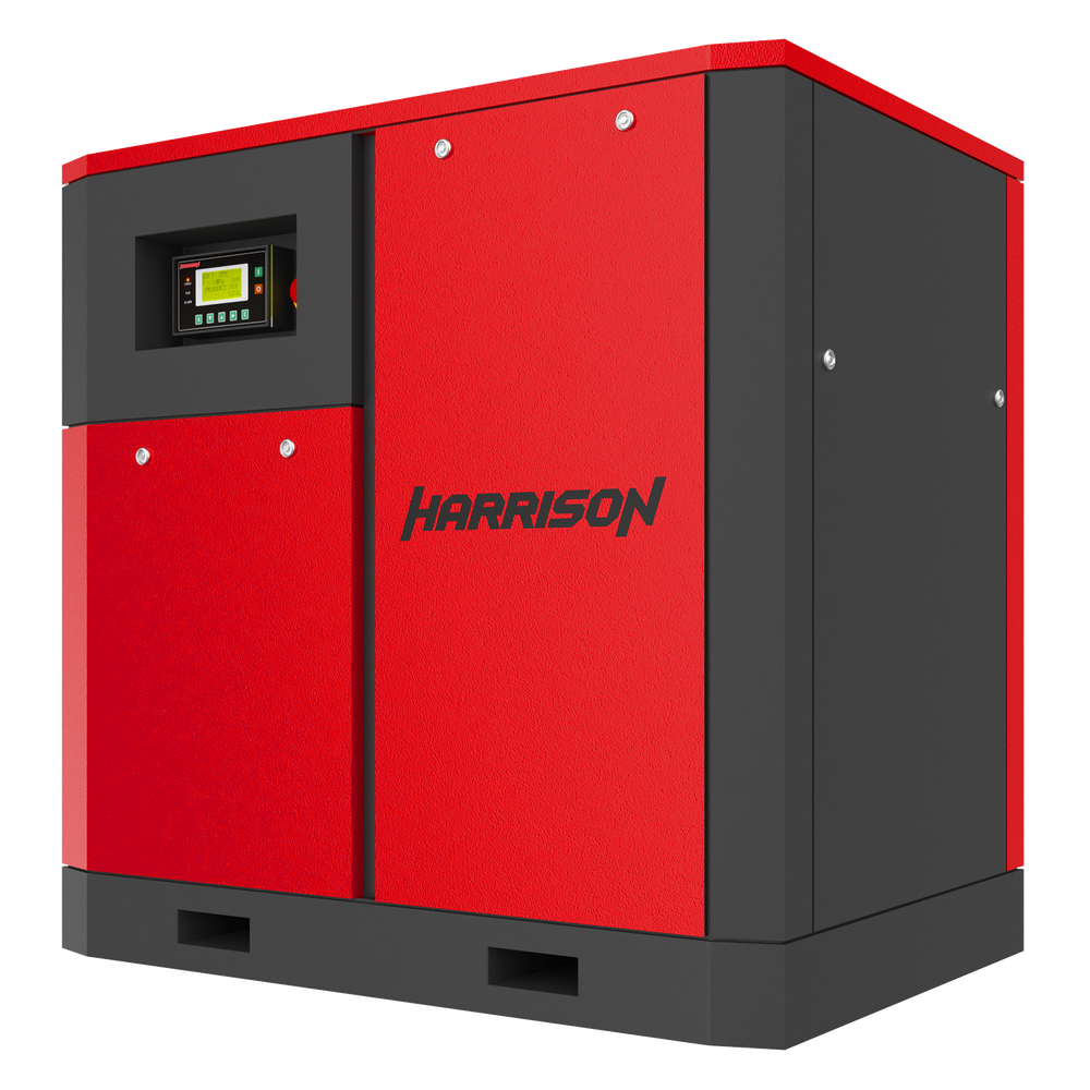 HRS-946000 Винтовой компрессор с ременным приводом Harrison: 6000 л/мин, 10 бар, 45 кВт