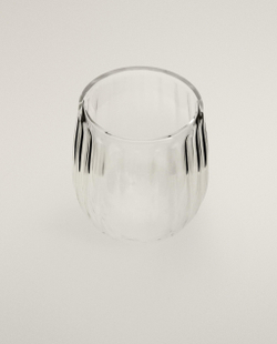 Zara Home стакан из боросиликатного стекла, цвет прозрачный, 6.7 см · 8208/400