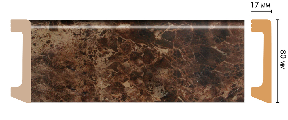 Плинтус DECOMASTER D235-713 ШК/20 (80*17*2400мм)