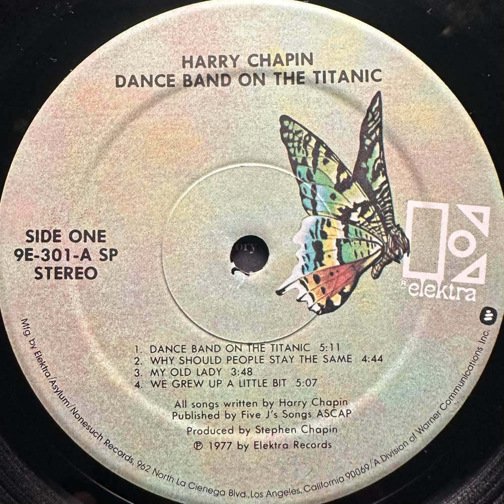 Harry Chapin - Dance Band On The Titanic 2LP (США 1977г.)