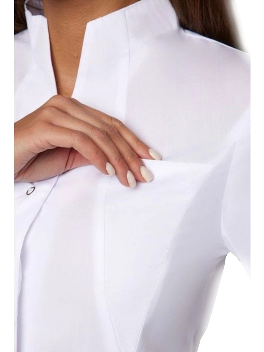 Халат медицинский женский Doctor Big 202 Ultra, длинный рукав, белый, 42