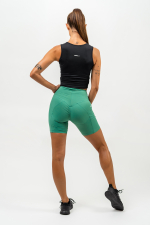 Велосипедки  HIGH WAISTED BIKER SHORTS ELITE 467 Зеленые