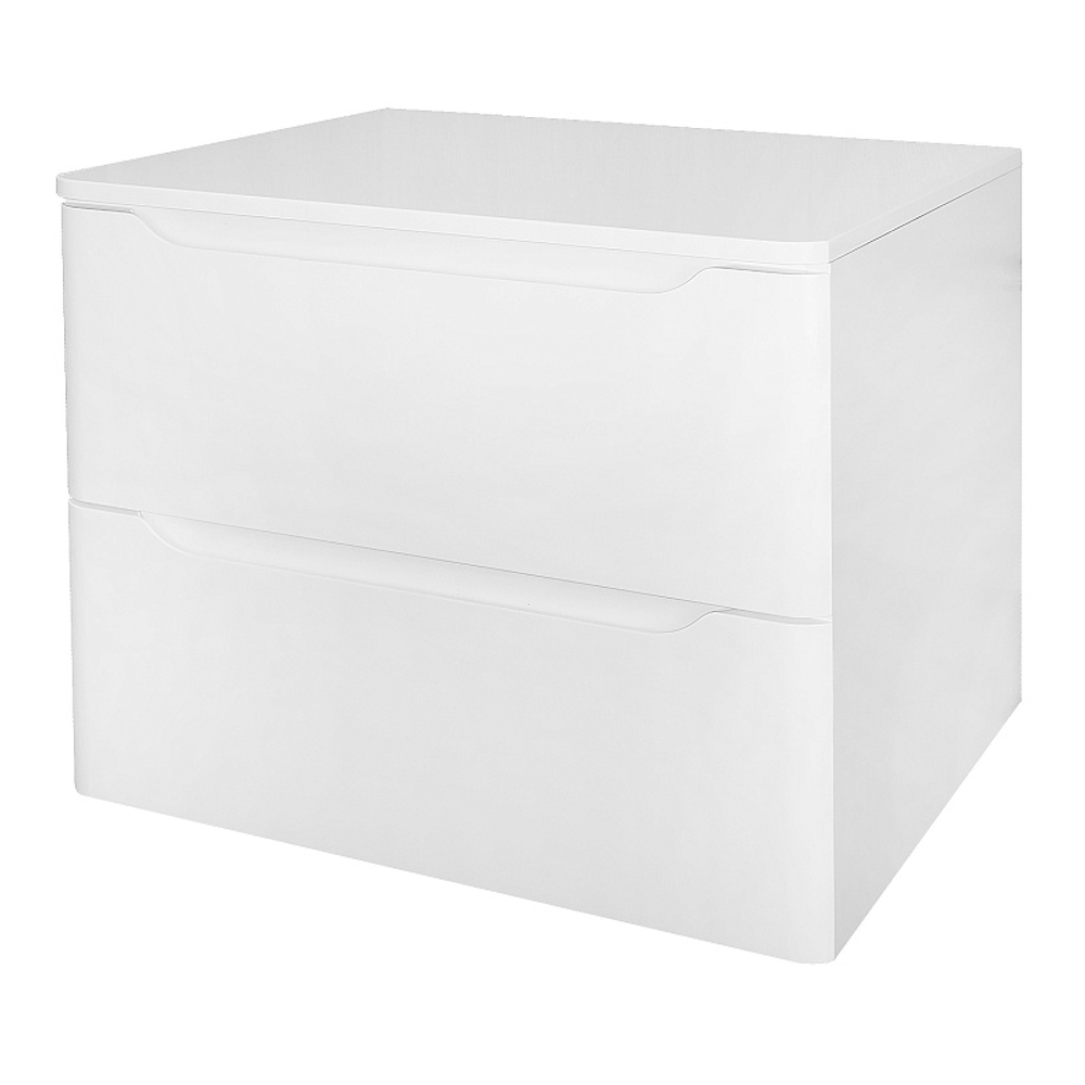 Тумба Azario LOTOS 60/2 600х460х500 подвесная, без раковины, белый глянцевый (CS00084142)