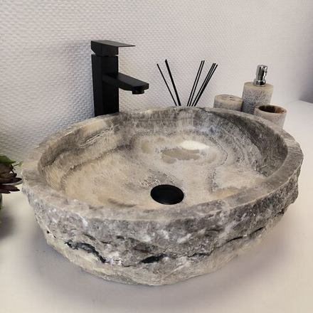 Раковина из оникса Erozy Grey EO-63182 51*41*15 0096