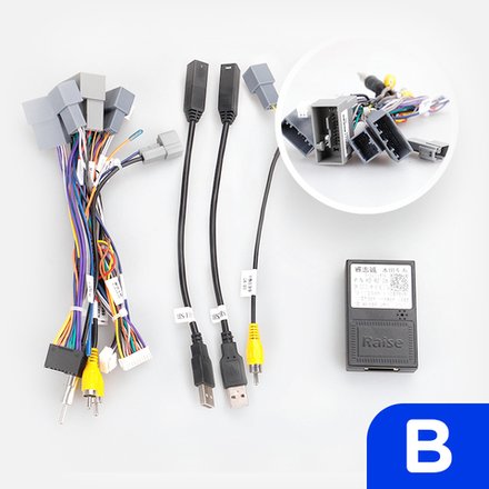 Комплект рамки с разъёмами 9" Honda CR-V 4 2012-2016(малая)B - Car-Smart 7073-9LB