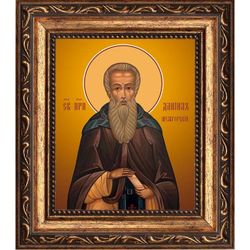 Даниил Шужгорский преподобный. Икона на холсте.