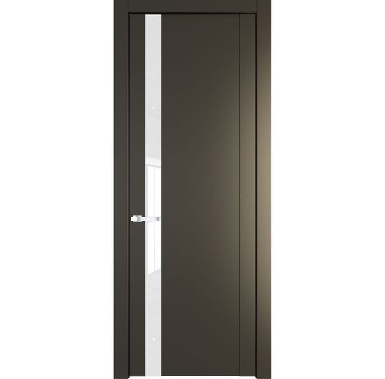 Межкомнатная дверь эмаль Profil Doors 1.2P перламутр бронза стекло лак классик
