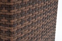 Лунго, кашпо для цветов большое плетеное