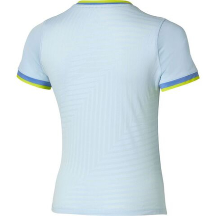 Женская теннисная футболка Mizuno Stargazer Short-Sleeve - ice water