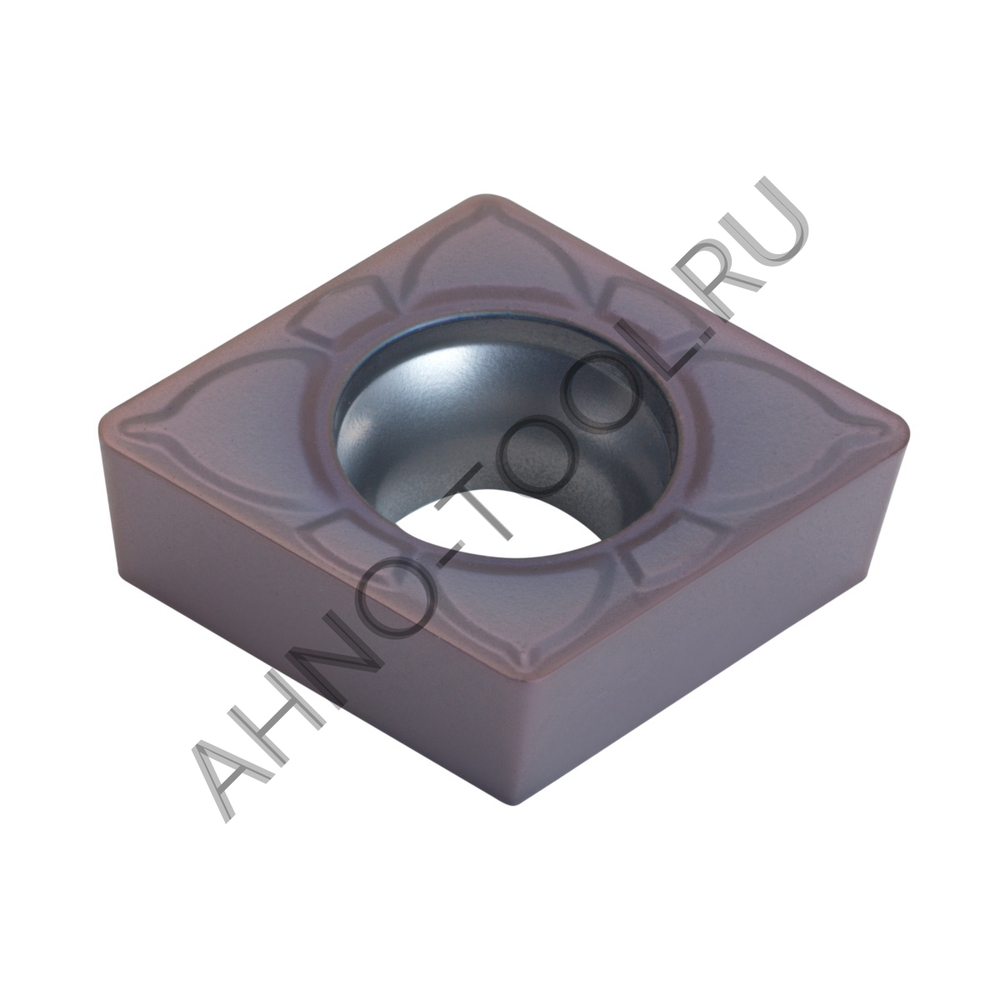 Пластина твердосплавная ISO CCMT120408-MFA APM20B AHNO по жаропроч. и нерж.стали, получистовая