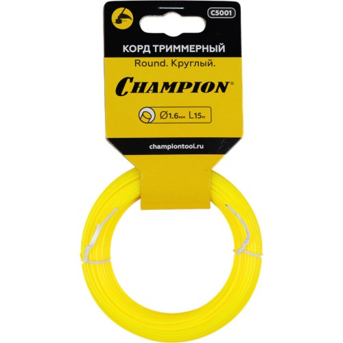 Леска CHAMPION Round 1,6*15 м (круг)   C5001