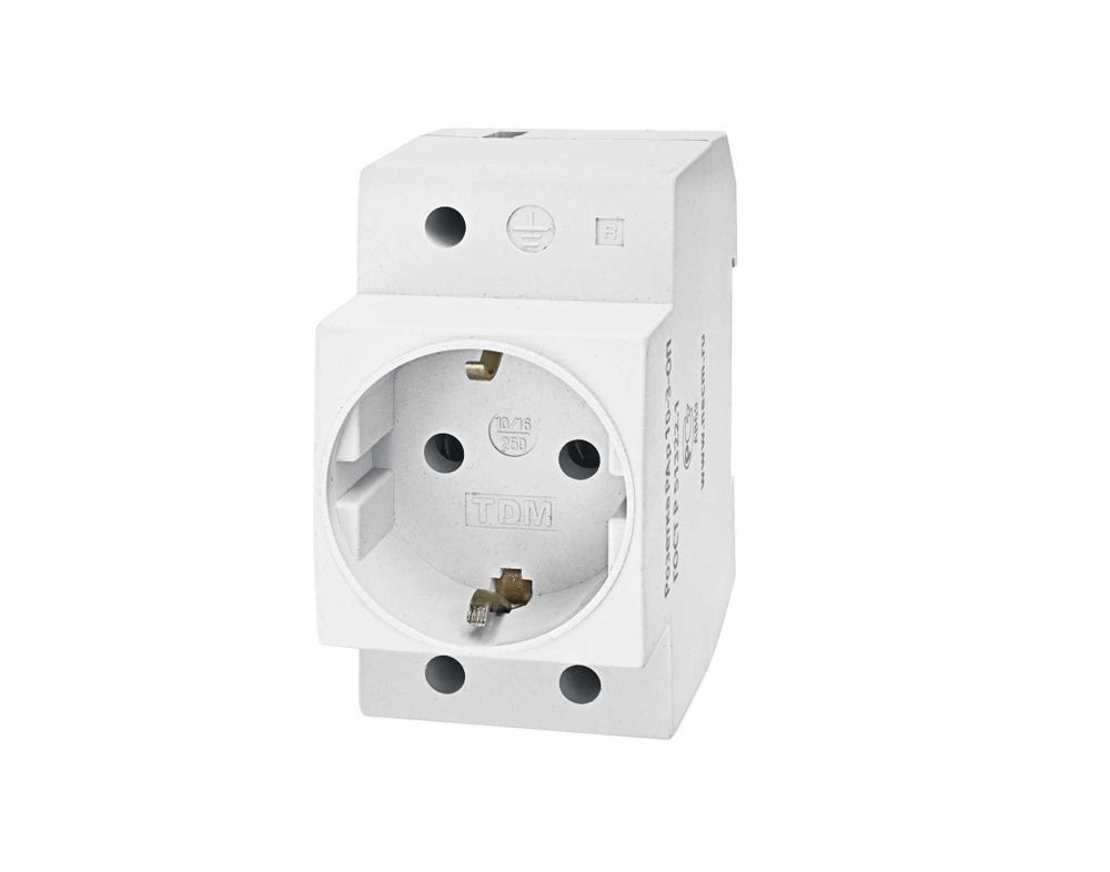 Розетка TDM с/з DIN РАр10-3-ОП Shuko