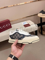 Кроссовки Gucci Re-Web мужские белые с узорами