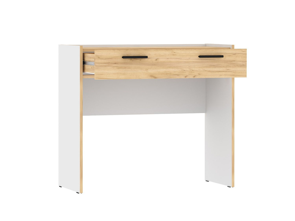 НМ 011.40 Стол туалетный Оттавия Белый/Дуб золотой