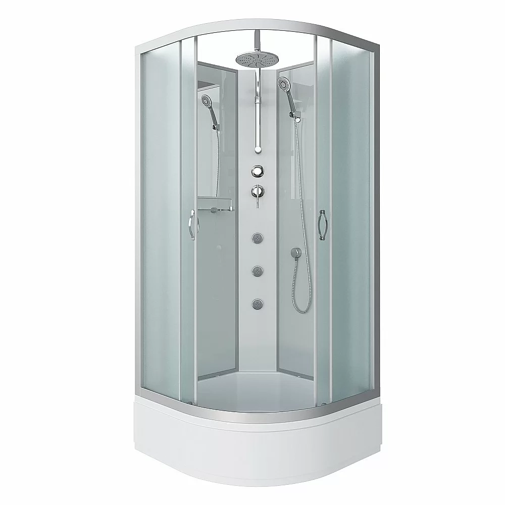 Душевая кабина Niagara Classic NG-3302-14BKTG 100х100 с гидромассажем
