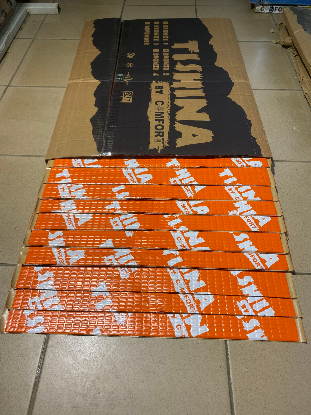 Виброизоляция Comfortmat ТИШИНА Bronze 2 2мм 50х70см- 10 листов