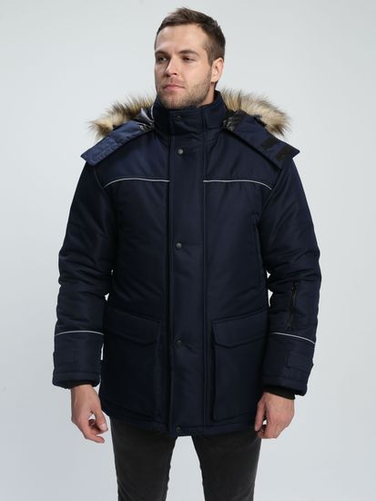 Куртка зимняя "Аляска-Люкс" (т.синий)
