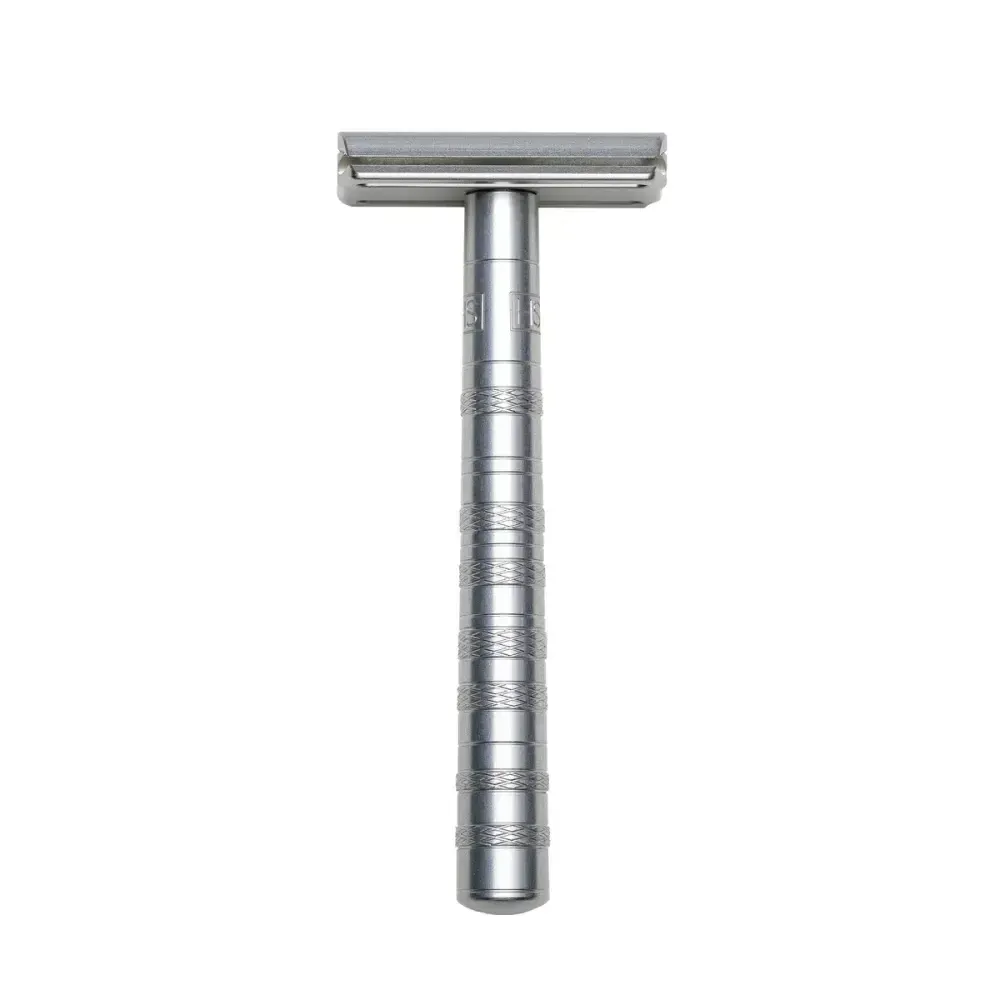 Т-образная бритва Henson Shaving AL13 серебристая Medium (HS-AL-AA-03-MDM-5)