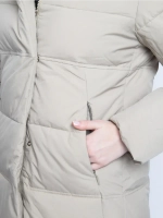 Куртка зимняя удлиненная с капюшоном