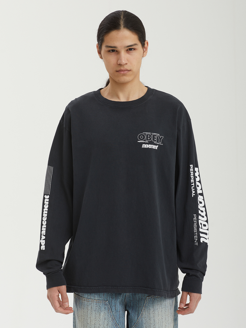 Мужской Лонгслив Obey Persistent Movement