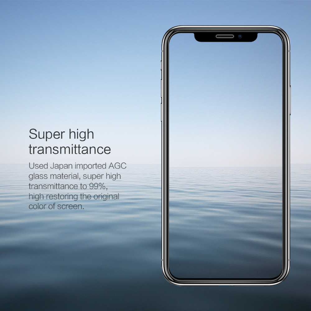 Защитное стекло с прозрачными рамками от Nillkin для iPhone 11 Pro, iPhone X и XS, серия H Anti-Explosion Glass Screen Protector