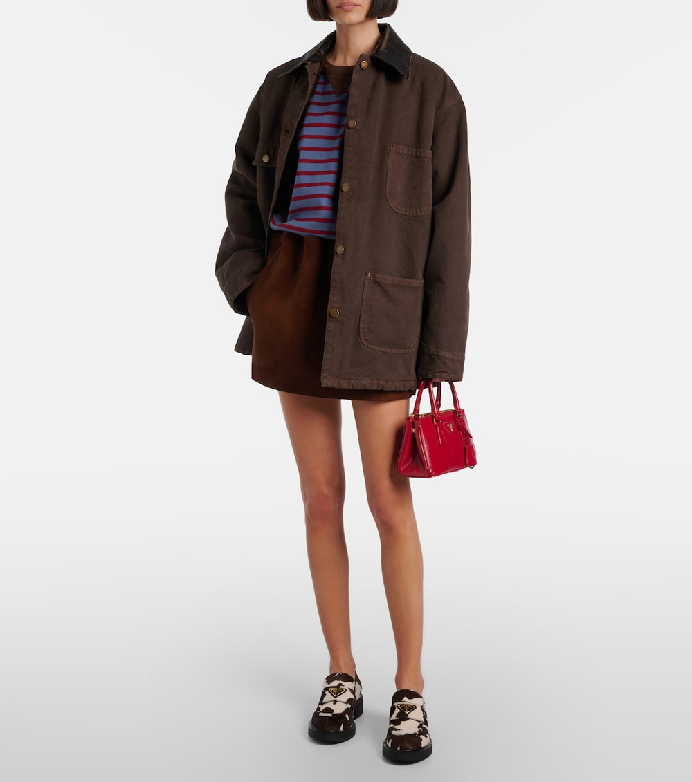 Cумка Prada Galleria Mini Leather Top-Handle "Red"