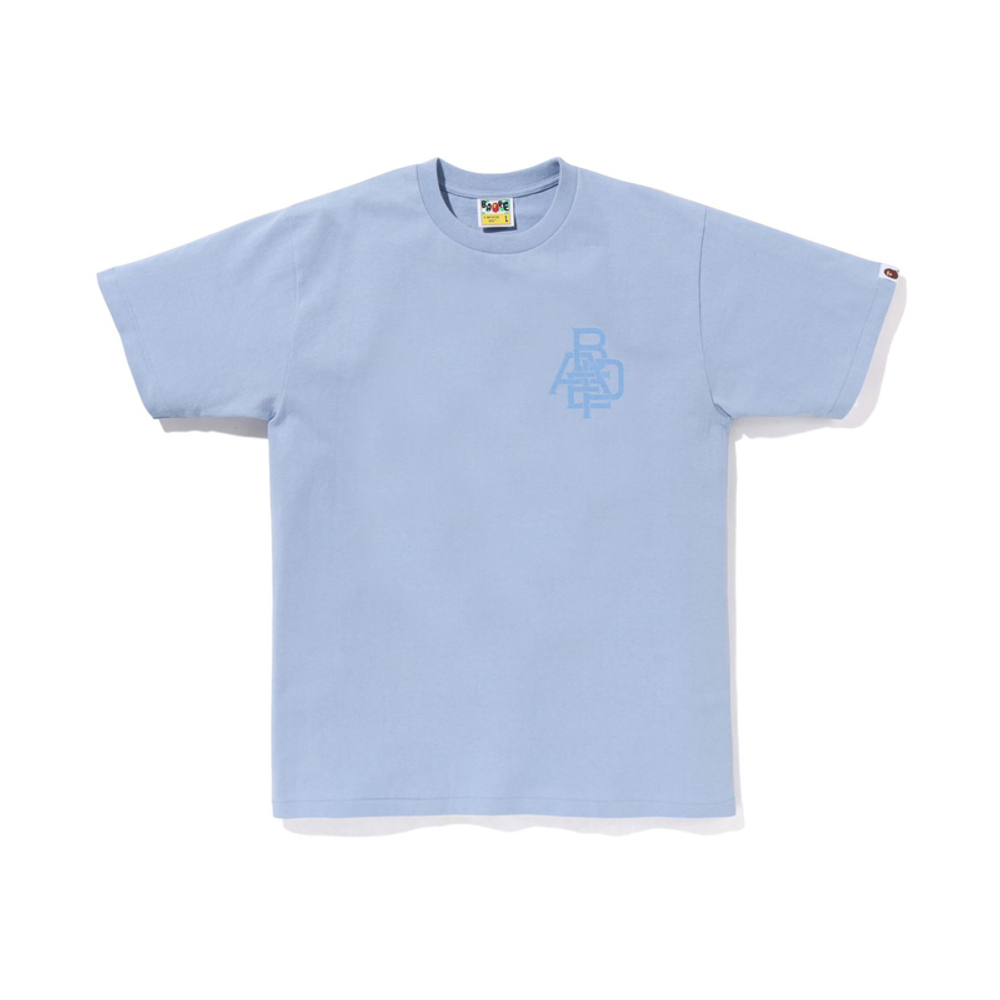 A Bathing Ape Pigment A Bathing Ape Logo Tee синий